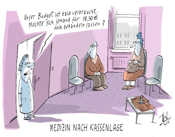 budget medizin kassenlage