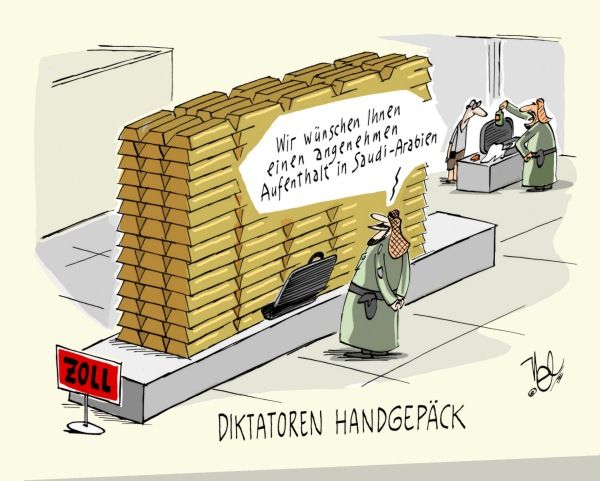 diktatoren handgepäck