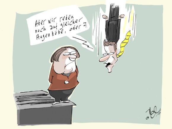 merkel westerwelle augenhöhe