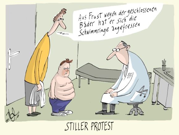 bäder stiller protest