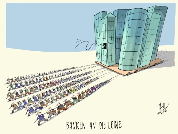 banken an die leine