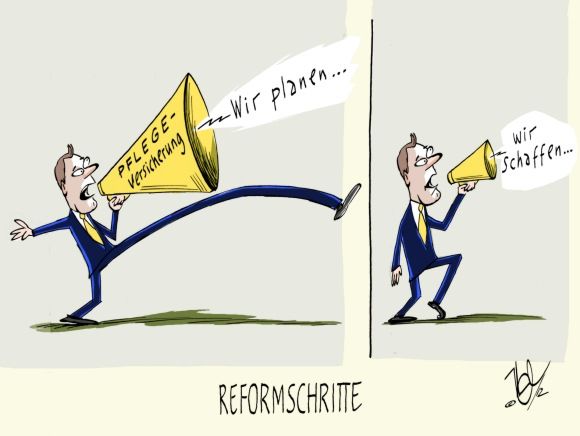 pflegeversicherung reformschritte