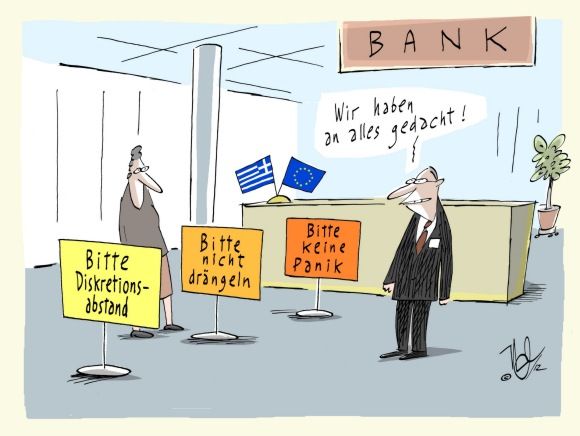 bank panik diskretion