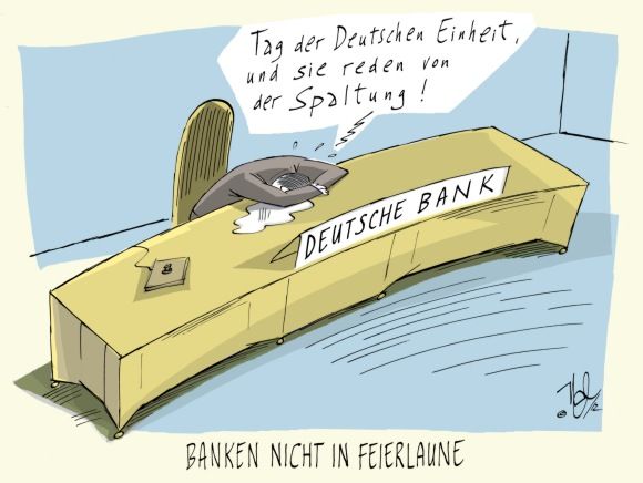 deutsche einheit bankenspaltung