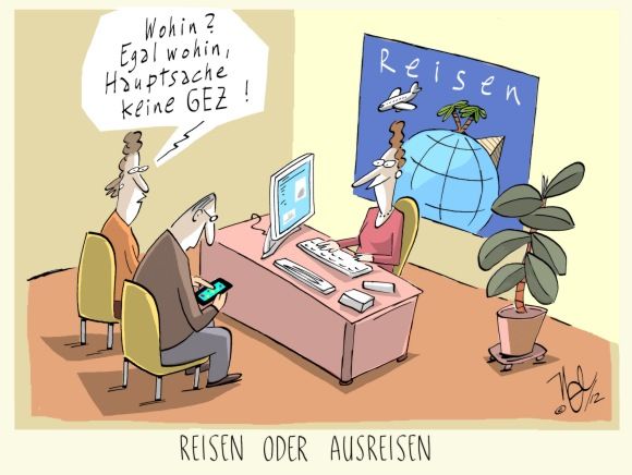 reisebüro keine GEZ