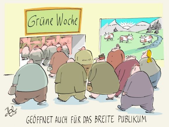 grüne woche breites publikum