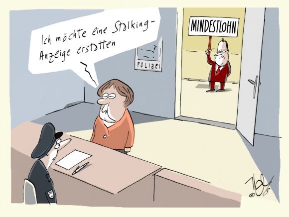 merkel steinbrück mindestlohn