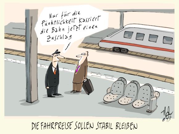 bahnpreise pünktichkeit