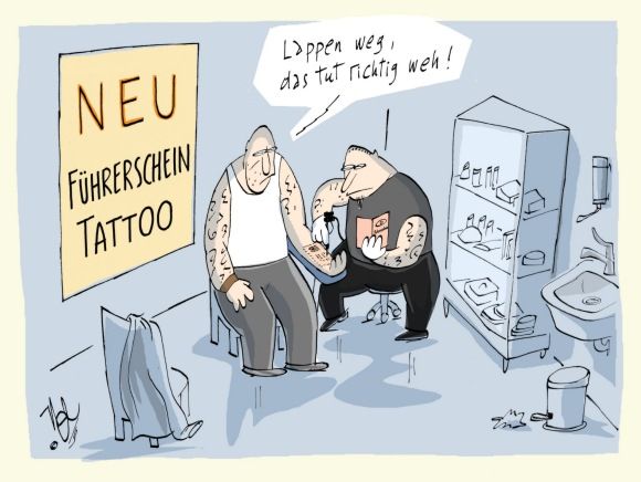 führerschein tattoo