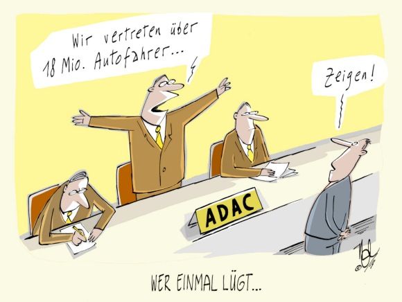 adac wer einmal lügt