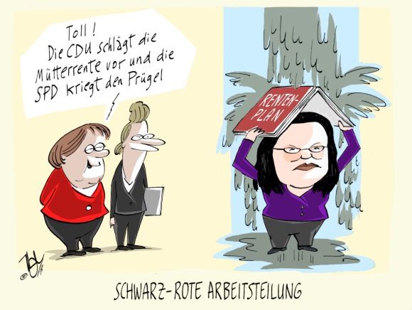 nahles rente arbeitsteilung