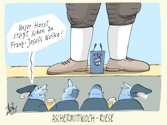 seehofer aschermittwoch riese