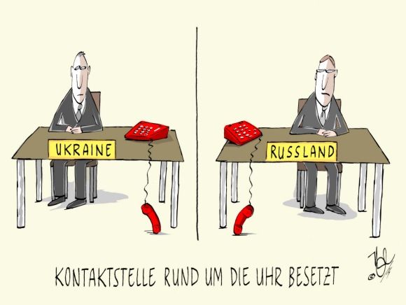 ukraine russland kontaktstelle