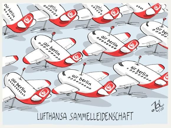 air berlin lufthansa sammelleidenschaft