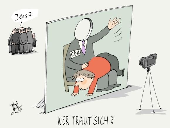 cdu merkel wer traut sich