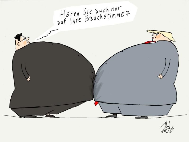 trump kim bauchstimme