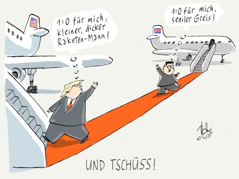 trump kim treffen und tschüss