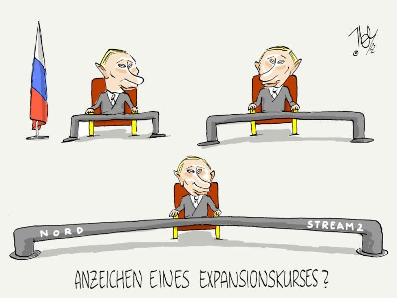 russland ukraine putin nord stream 2 expansionskurs anzeichen