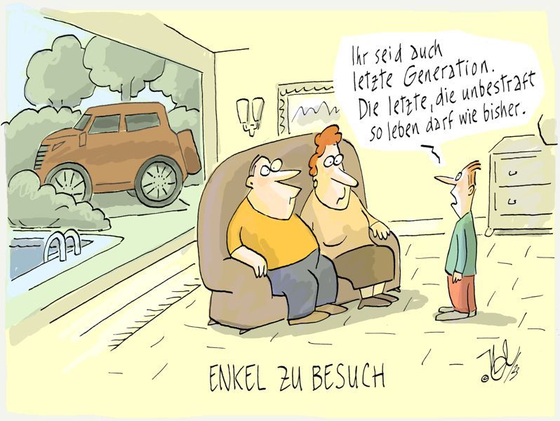 letzte generation enkel zu besuch