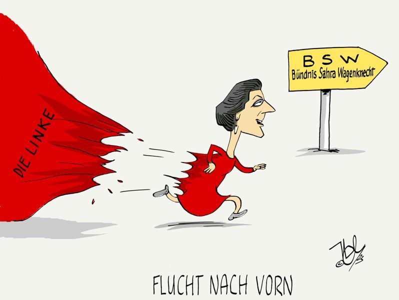 die linke sahra wagenknecht parteigründung bsw flucht nach vorn