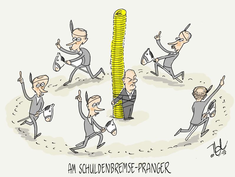 scholz merz schuldenbremse pranger