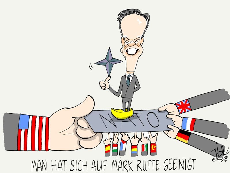 nato chef generalsekretär mark rutte auf kandidat geeinigt