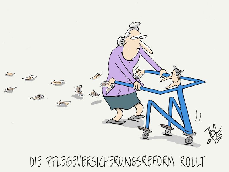 pflegeversicherung lauterbach rollt