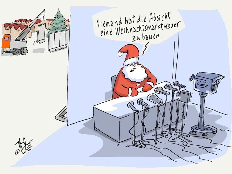 weihnachtsmauer bauen absicht niemand